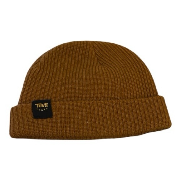Teva Medium Brown/Mustard Knit Beanie - Picture 2 of 4
